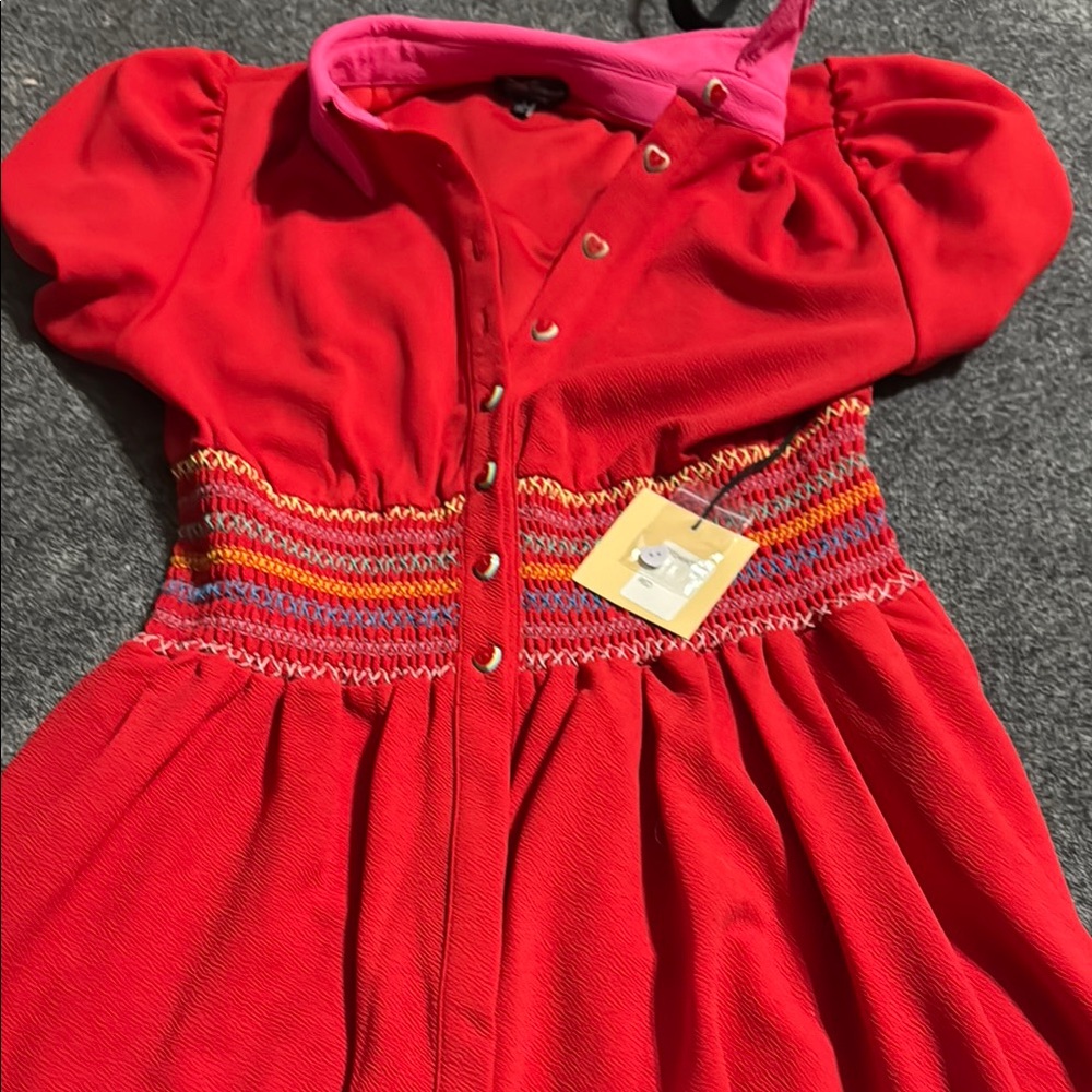 Stylish Red Kids Dress